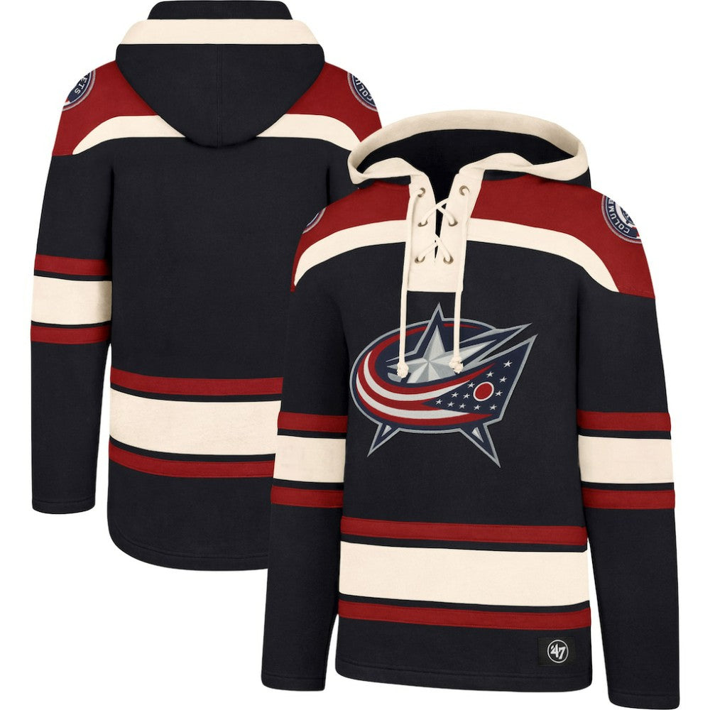 Columbus Blue Jackets '47 Superior Lacer Hoodie - Navy | US 3996213