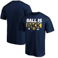 Indiana Pacers Ball Is Back T-Shirt Navy outlet