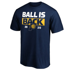 Indiana Pacers Ball Is Back T-Shirt Navy outlet