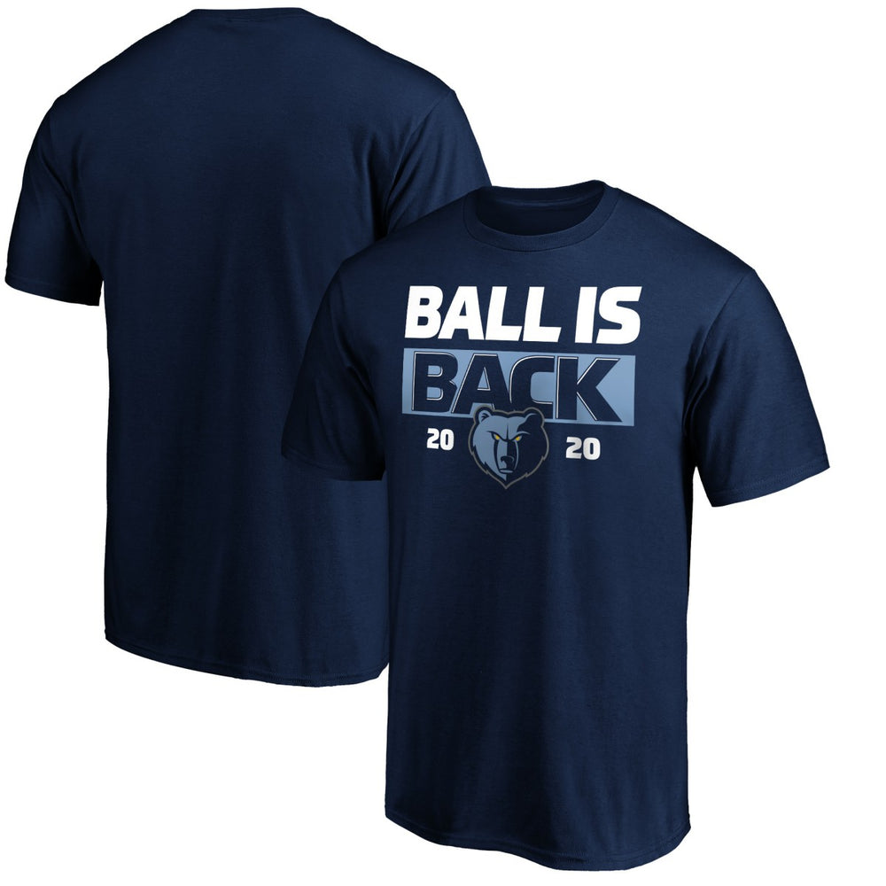 Memphis Grizzlies Ball Is Back T-Shirt Navy