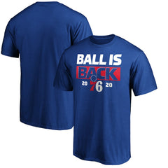 Philadelphia 76ers Ball Is Back T-Shirt Royal outlet