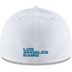 Los Angeles Rams New Era Omaha Low Profile 59FIFTY Fitted Hat - White Hats