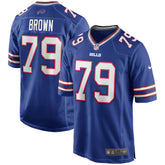 Ruben Brown Buffalo Bills Game Retired Player Jersey - Royal Jerseys
