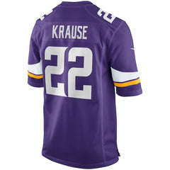 Paul Krause Minnesota Vikings Game Retired Player Jersey - Purple Jerseys