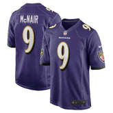 Steve McNair Baltimore Ravens Game Retired Player Jersey - Purple Jerseys
