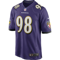 Tony Siragusa Baltimore Ravens Game Retired Player Jersey - Purple Jerseys