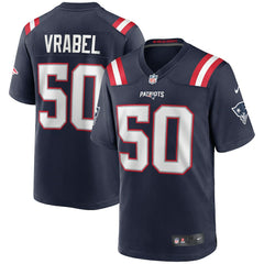 Mike Vrabel New England Patriots Game Retired Player Jersey - Navy Jerseys
