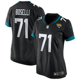 Tony Boselli Jacksonville Jaguars Women's Game Retired Player Jersey - Black Jerseys