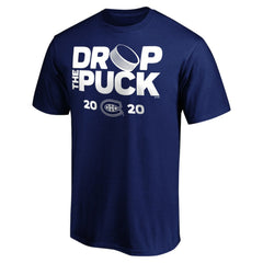 Montreal Canadiens Drop the Puck T-Shirt - Royal | US 4002174