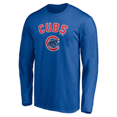 Chicago Cubs Personalized Winning Streak Name & Number Long Sleeve T-Shirt - Royal T-shirts