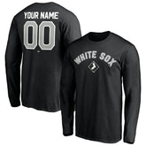Chicago White Sox Personalized Winning Streak Name & Number Long Sleeve T-Shirt - Black T-shirts