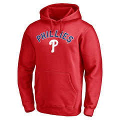 Philadelphia Phillies Personalized Winning Streak Name & Number Pullover Hoodie - Red Hoodies