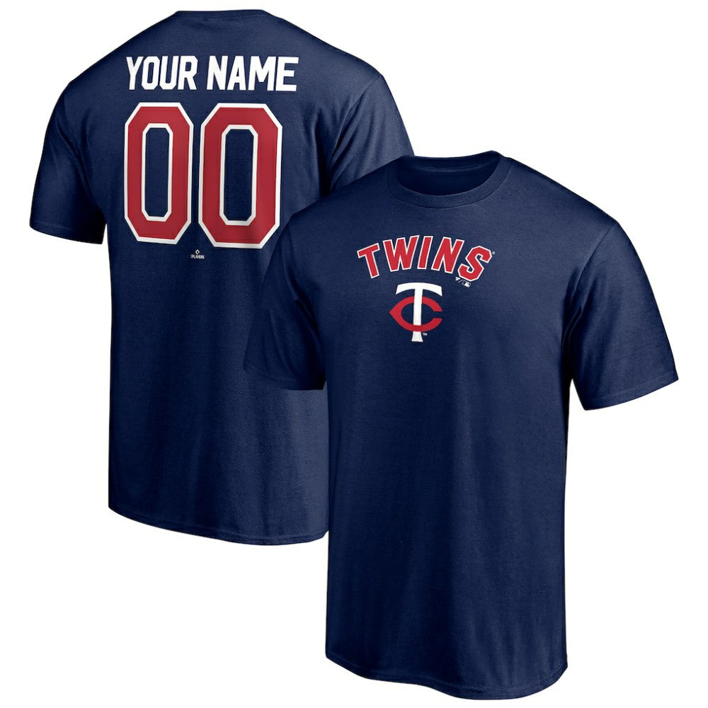 Minnesota Twins Personalized Team Winning Streak Name & Number T-Shirt - Navy T-shirts