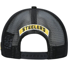 Pittsburgh Steelers New Era Shade Trucker 9FIFTY Snapback Hat - Black Hats