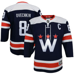 Alexander Ovechkin Washington Capitals Youth 2020/21 Alternate Premier Player Jersey - Navy | US 4005741