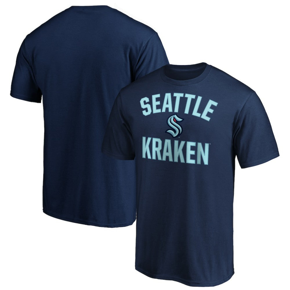 Seattle Kraken Fanatics Victory Arch T-Shirt - Navy | US 4012372