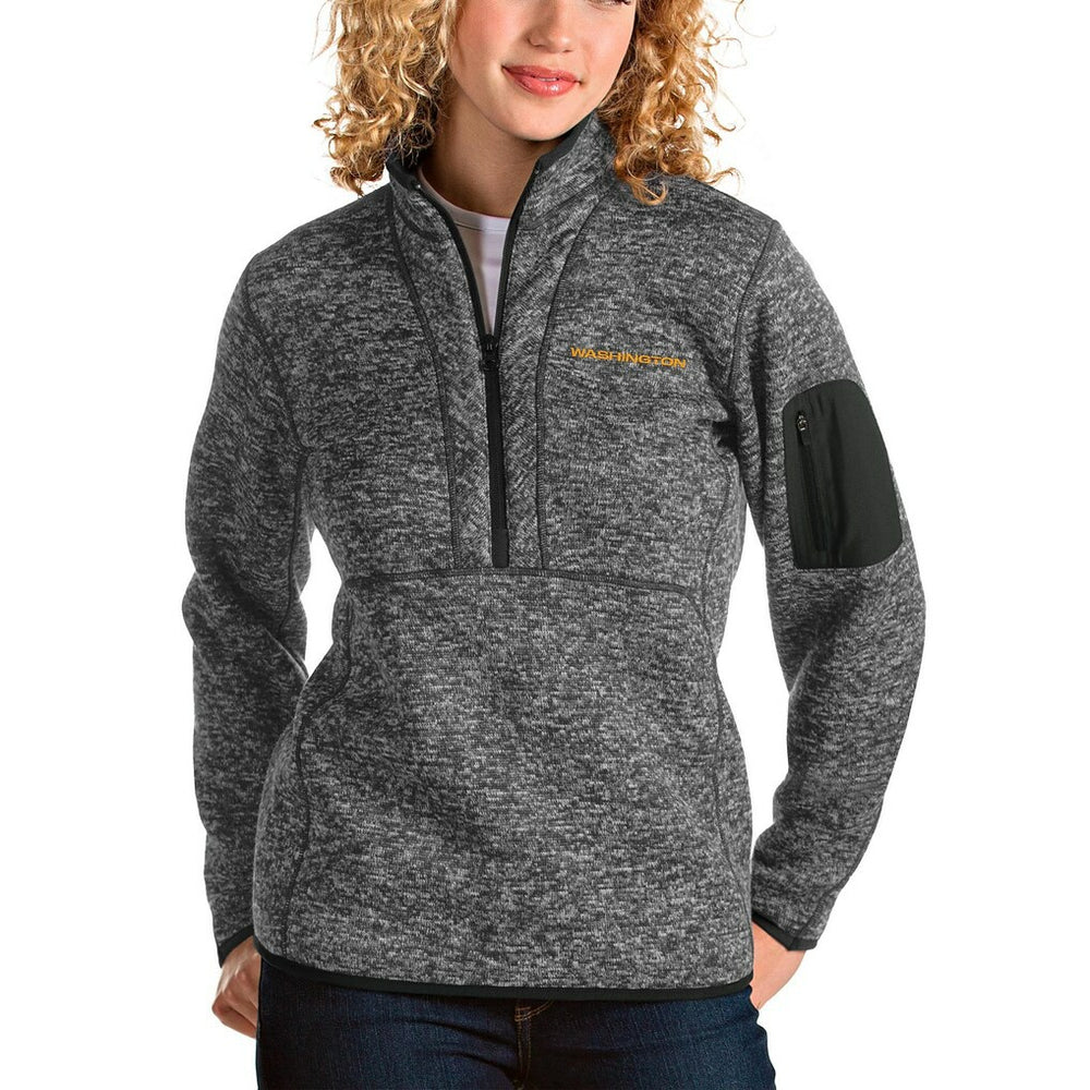Washington Football Team Antigua Women's Fortune Quarter-Zip Pullover Jacket