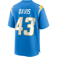 Michael Davis Los Angeles Chargers Game Jersey - Powder Blue Jerseys