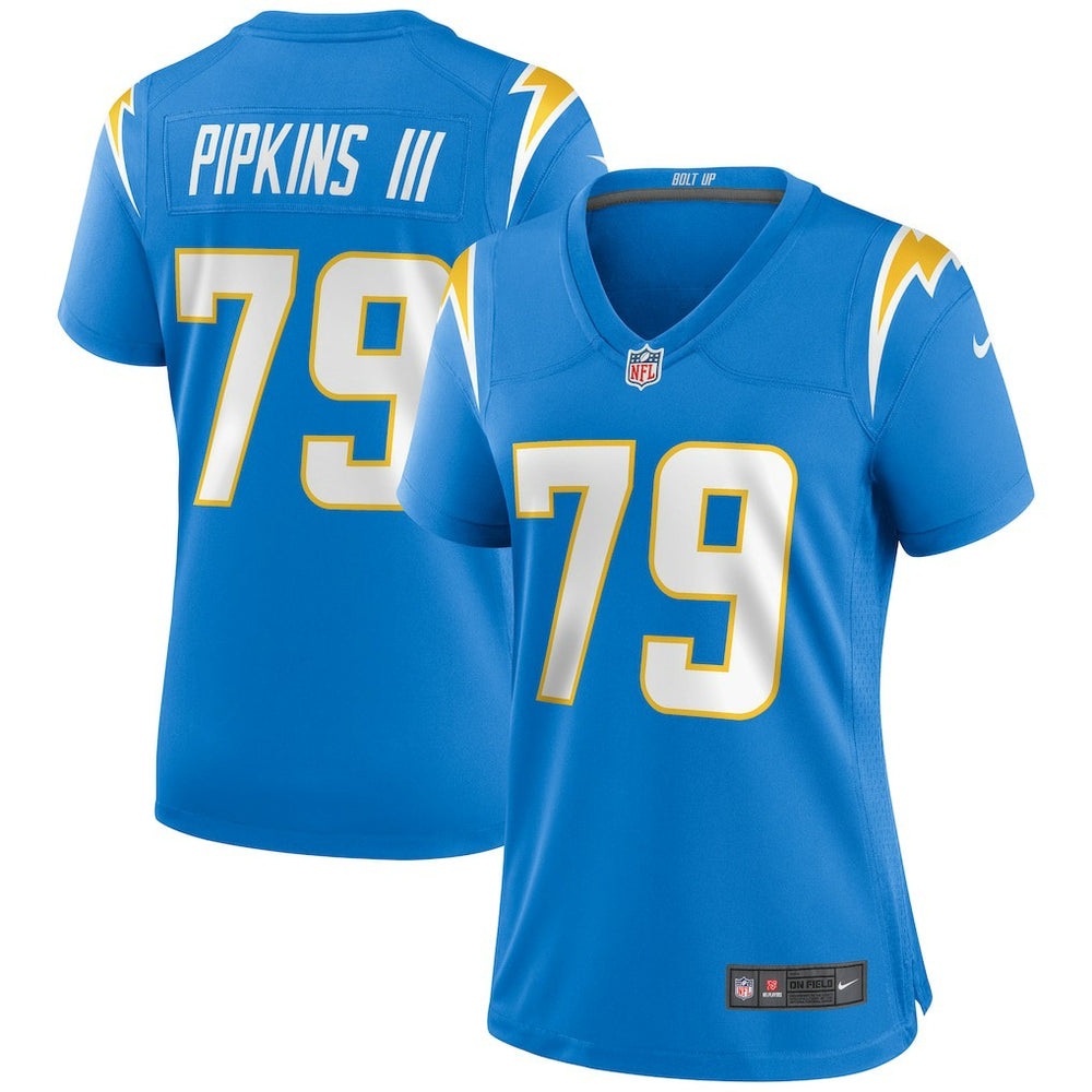 Trey Pipkins III Los Angeles Chargers Women's Game Jersey - Powder Blue Jerseys