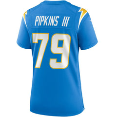 Trey Pipkins III Los Angeles Chargers Women's Game Jersey - Powder Blue Jerseys