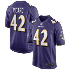 Patrick Ricard Baltimore Ravens Game Jersey - Purple Jerseys