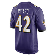 Patrick Ricard Baltimore Ravens Game Jersey - Purple Jerseys
