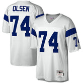 Merlin Olsen Los Angeles Rams Legacy Replica Jersey - White Jerseys
