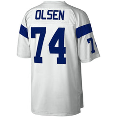 Merlin Olsen Los Angeles Rams Legacy Replica Jersey - White Jerseys