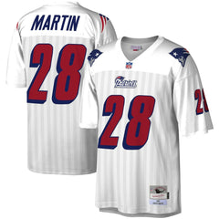Curtis Martin New England Patriots Legacy Replica Jersey - White Jerseys