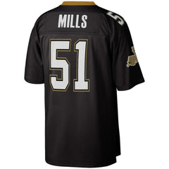 Sam Mills New Orleans Saints Legacy Replica Jersey - Black Jerseys