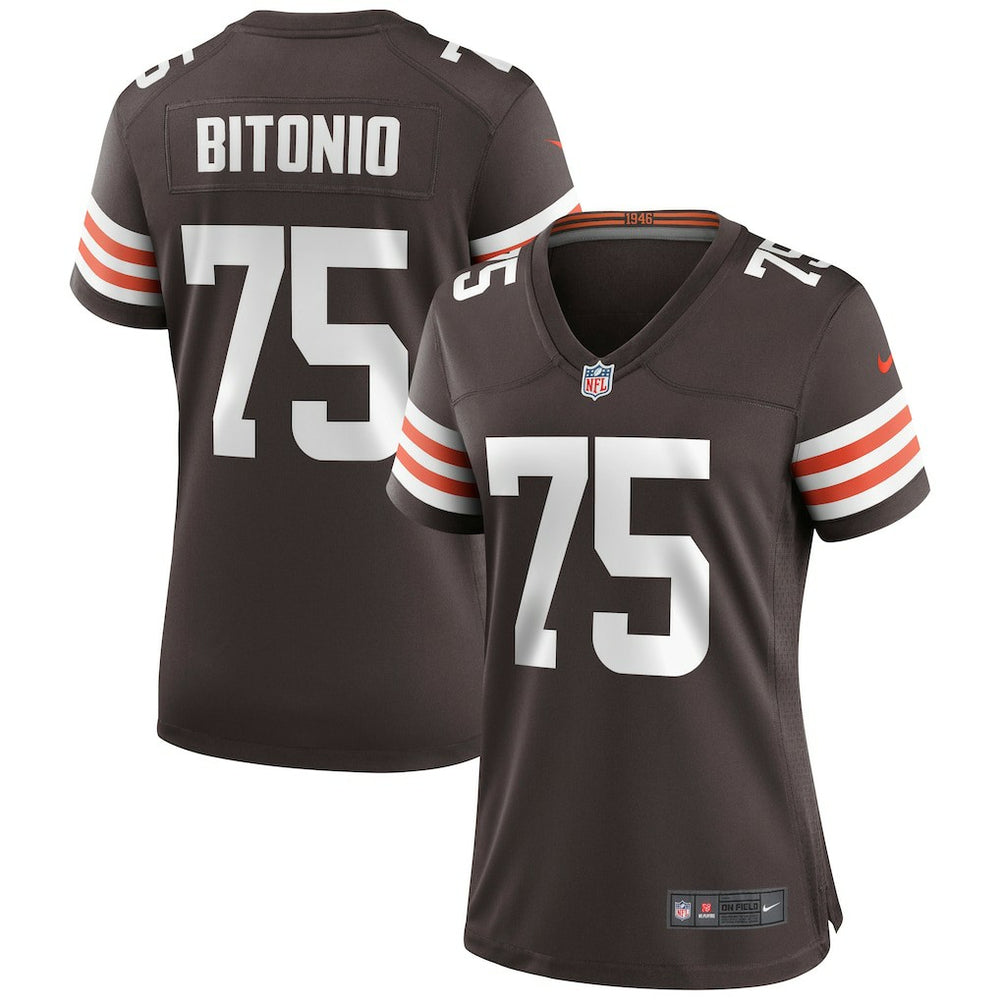 Joel Bitonio Cleveland Browns Women's Game Jersey - Brown Jerseys