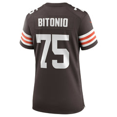 Joel Bitonio Cleveland Browns Women's Game Jersey - Brown Jerseys