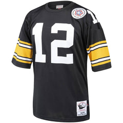 Terry Bradshaw Pittsburgh Steelers Authentic Throwback Retired Player Jersey - Black Jerseys