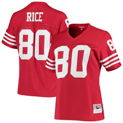 Jerry Rice San Francisco 49ers Women's 1990 Legacy Replica Jersey - Scarlet Jerseys