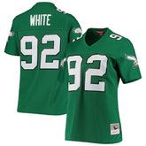 Reggie White Philadelphia Eagles Women's 1990 Legacy Replica Jersey - Kelly Green Jerseys