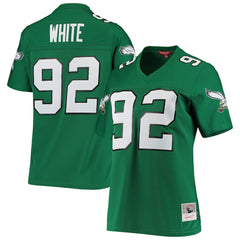 Reggie White Philadelphia Eagles Women's 1990 Legacy Replica Jersey - Kelly Green Jerseys