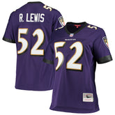 Ray Lewis Baltimore Ravens Women's Legacy Replica Team Jersey - Purple Jerseys