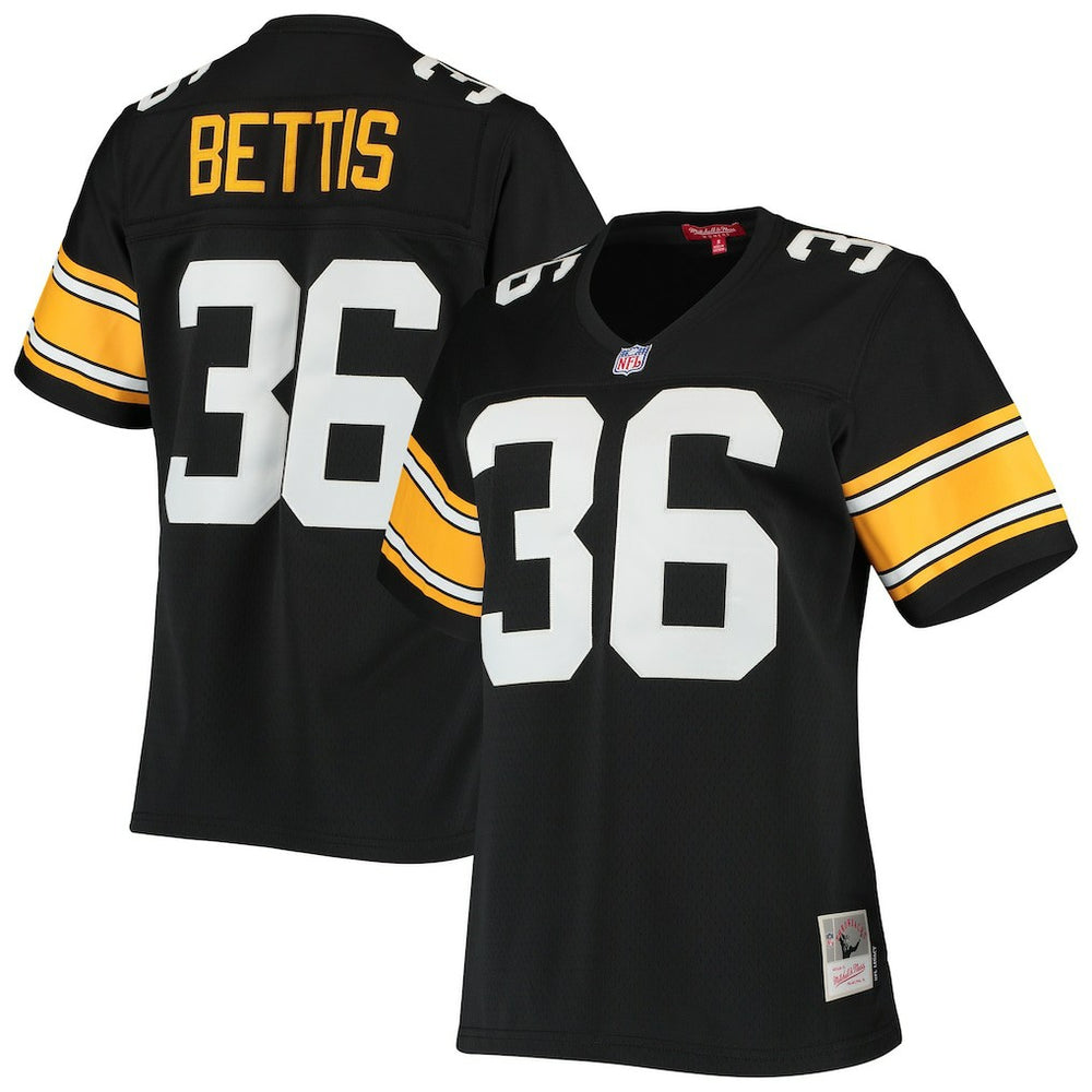 Jerome Bettis Pittsburgh Steelers Women's 1996 Legacy Replica Jersey - Black Jerseys