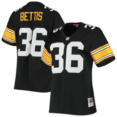 Jerome Bettis Pittsburgh Steelers Women's 1996 Legacy Replica Jersey - Black Jerseys