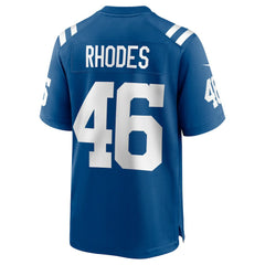 Luke Rhodes Indianapolis Colts Game Jersey - Royal Jerseys