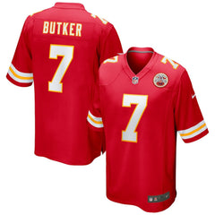 Harrison Butker Kansas City Chiefs Game Jersey - Red Jerseys