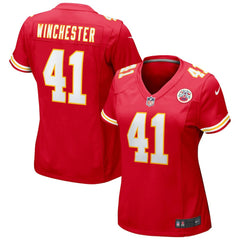 James Winchester Kansas City Chiefs Women's Game Jersey - Red Jerseys