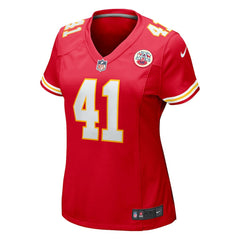 James Winchester Kansas City Chiefs Women's Game Jersey - Red Jerseys