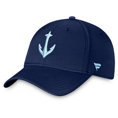 Seattle Kraken Fanatics Secondary Logo Flex Hat - Deep Sea Blue | US 4026717
