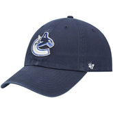 Vancouver Canucks '47 Team Clean Up Adjustable Hat - Navy | US 4028805