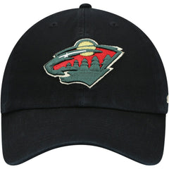 Minnesota Wild '47 Team Clean Up Adjustable Hat - Black | US 4031732