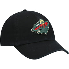 Minnesota Wild '47 Team Clean Up Adjustable Hat - Black | US 4031732