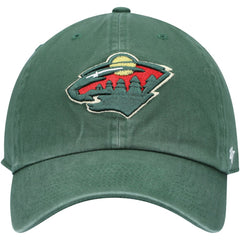 Minnesota Wild '47 Team Clean Up Adjustable Hat - Green | US 4031733