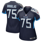 Jamil Douglas Tennessee Titans Women's Game Jersey - Navy Jerseys
