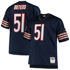 Dick Butkus Chicago Bears Big & Tall 1966 Retired Player Replica Jersey - Navy Jerseys
